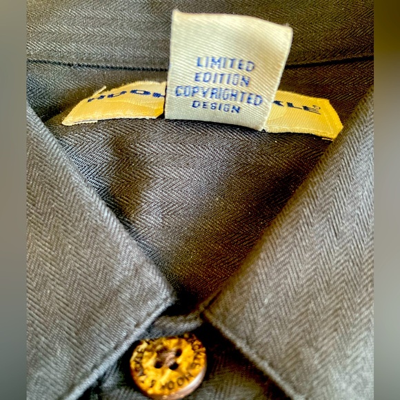 EUC - Hook & Tackle Marlin Swordfish Embroidered Button Up Dress Shirt - Picture 9 of 12